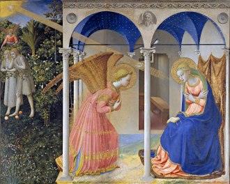 Fra Angelico, la anunciación