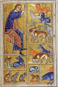 The Aberdeen Bestiary (Aberdeen University Library MS 24) is a 12th-century bestiary. 2